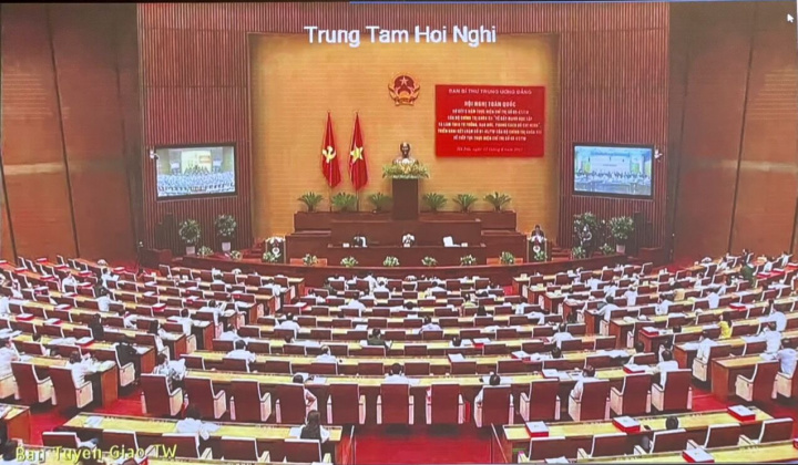 Lào Cai: Hội nghị trực tuyến toàn quốc sơ kết 05 năm thực hiện Chỉ thị số 05 của Bộ Chính trị