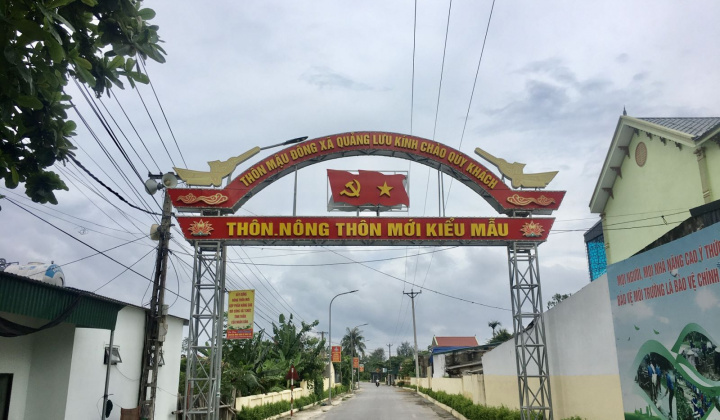 Diện mạo mới trên quê hương Quảng Lưu