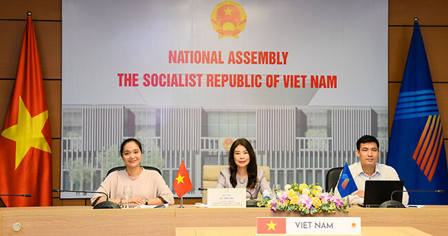 Đoàn ĐBQH Việt Nam dự phiên họp về chuyển đổi Ban Thư ký AIPA