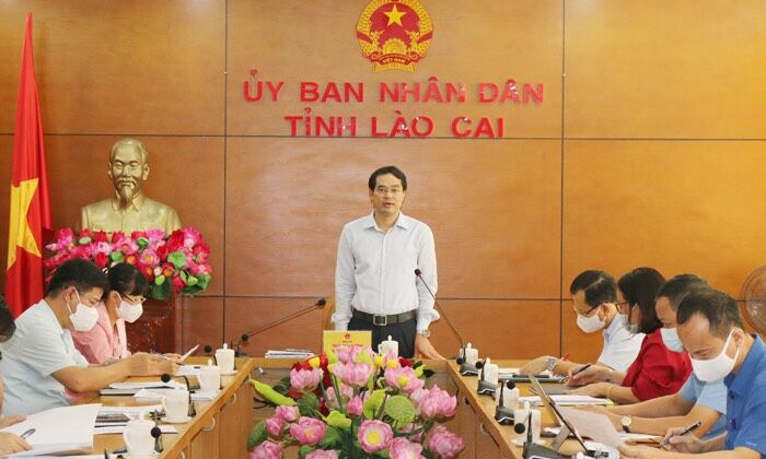 Lào Cai: Hội nghị trực tuyến về việc tăng cường các biện pháp phòng, chống dịch Covid-19 trên địa bàn tỉnh