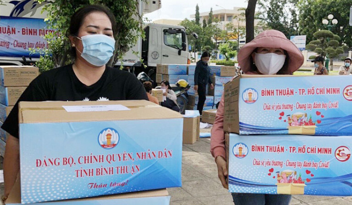 Chung tay hỗ trợ TP Hồ Chí Minh vượt qua đại dịch