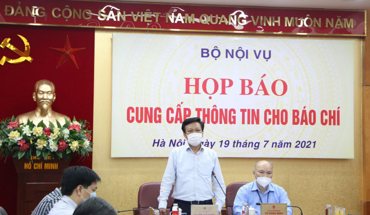 Bộ Nội vụ chưa đề nghị cấp có thẩm quyền xem xét, sáp nhập đơn vị hành chính cấp tỉnh nào