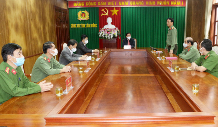 Bí thư Tỉnh ủy Lâm Đồng thăm, làm việc tại Công an tỉnh