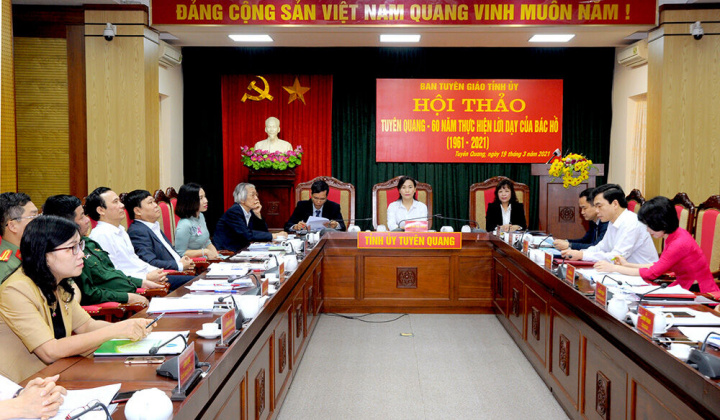 Tuyên Quang: Ban tuyên giáo Tỉnh ủy Phát huy truyền thống vẻ vang