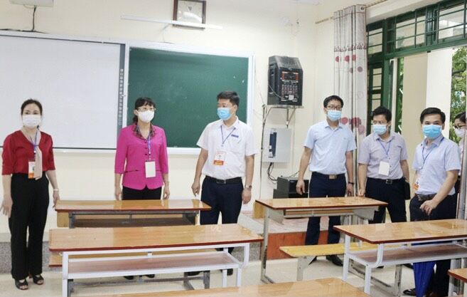 Lào Cai: Kiểm tra công tác chuẩn bị Kì thi tốt nghiệp THPT năm 2021 tại thành phố
