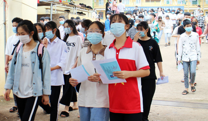 Thái Nguyên: Thí sinh hoàn thành ngày thứ nhất với tâm trạng thoải mái