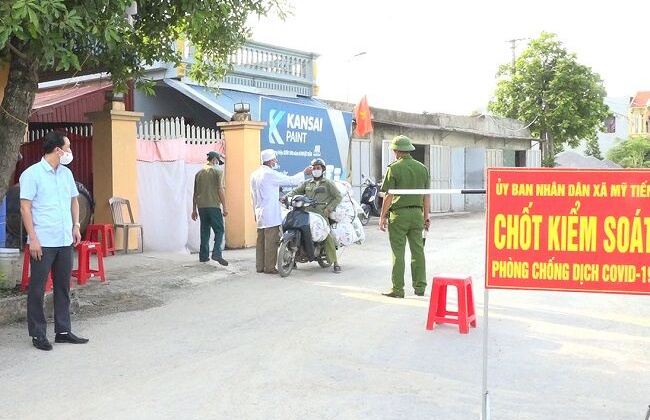 Nam Định: Phát huy hiệu quả các chốt kiểm soát liên ngành phòng, chống dịch