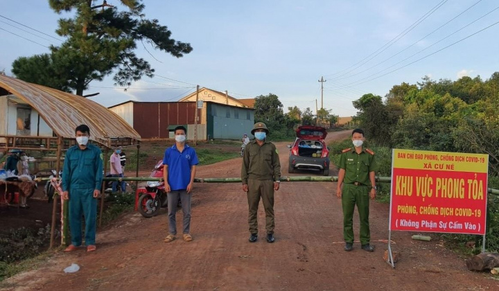 Đắk Lắk phát hiện gần 80 trường hợp dương tính với SARS-CoV-2 tại hai Buôn của huyện Krông Búk