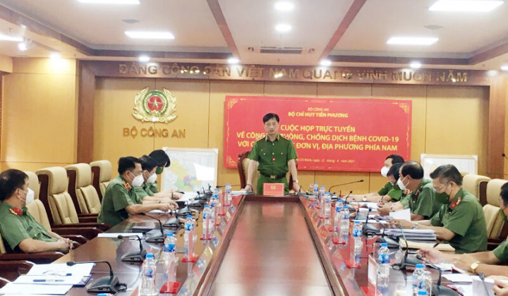Trước diễn biến dịch bệnh phức tạp, công tác Công an phải chủ động trong mọi tình huống