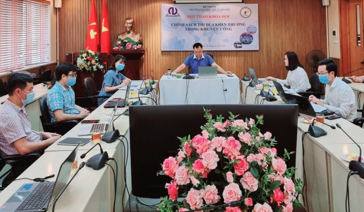 Hội thảo khoa học trực tuyến "Chính sách thi đua khen thưởng trong khu vực công"