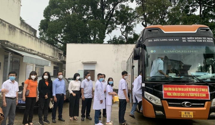 Gia Lai: Chi viện cán bộ y tế cho TP Hồ Chí Minh chống dịch
