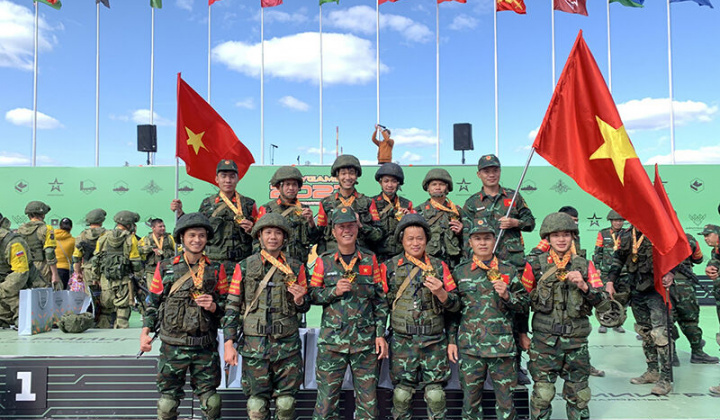 Đội tuyển Công binh Việt Nam giành Huy chương Đồng tại Army Games 2021