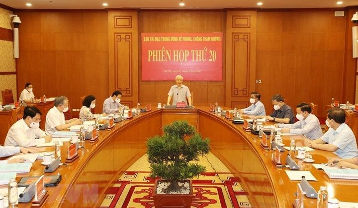 Tổng Bí thư chủ trì họp Ban Chỉ đạo phòng, chống tham nhũng