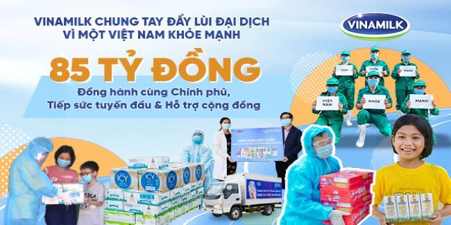 Vượt khó khăn giãn cách, Vinamilk thực hiện chuỗi hoạt động tiếp sức tuyến đầu tại 50 bệnh viện trên cả nước
