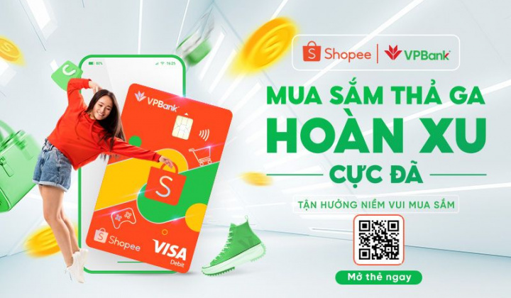 Ra mắt Thẻ ghi nợ Quốc tế VPBank Shopee – quà tặng cho các tín đồ mua sắm