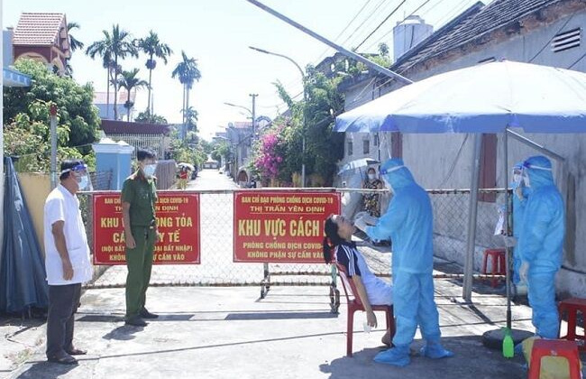 Nam Định: Giãn cách xã hội một số khu vực trên địa bàn huyện Hải Hậu