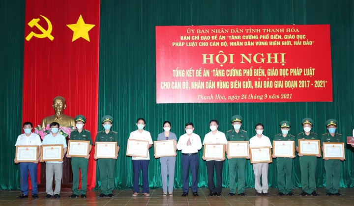 Thanh Hóa: Tiếp tục tăng cường phổ biến, giáo dục pháp luật cho cán bộ, nhân dân vùng biên giới, hải đảo