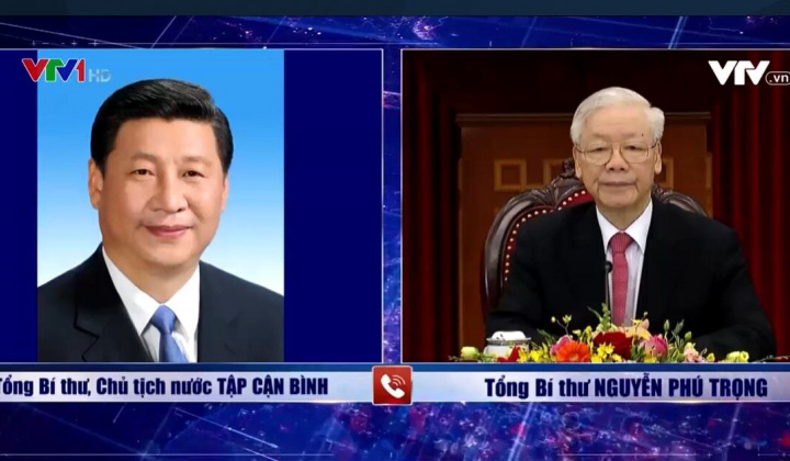 Tổng Bí thư Nguyễn Phú Trọng điện đàm với Tổng Bí thư, Chủ tịch nước Trung Quốc Tập Cận Bình