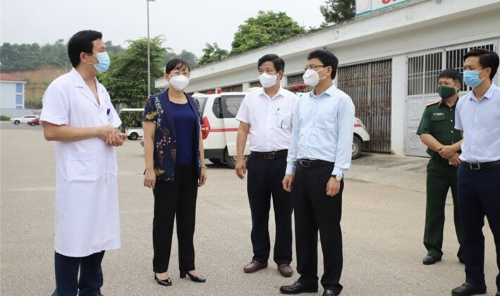 Lào Cai: Bí thư Tỉnh uỷ kiểm tra công tác phòng, chống dịch Covid-19 tại TP Lào Cai