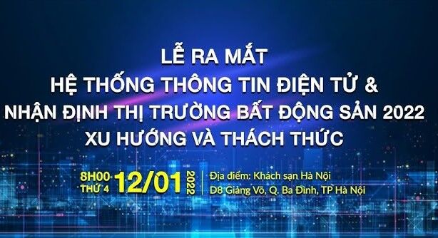 VARS ra mắt hệ thống thông tin điện tử thị trường bất động sản