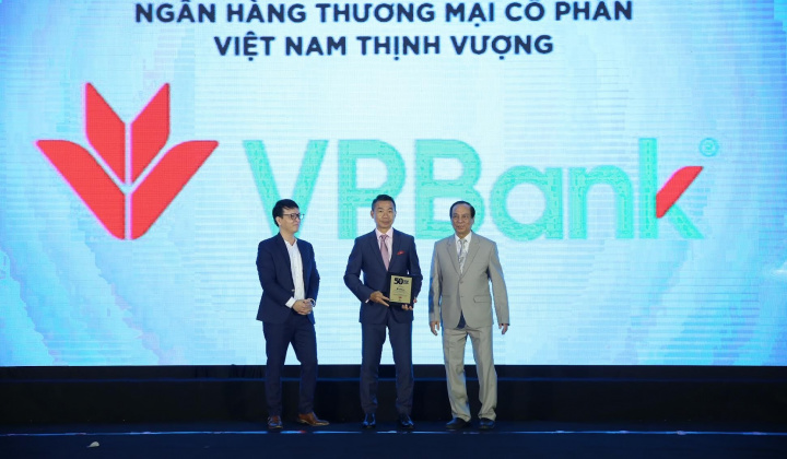VPBank 5 năm liên tiếp lọt trong Top 50 công ty kinh doanh hiệu quả nhất Việt Nam