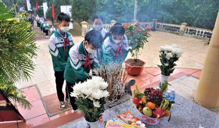 “Viên gạch hồng” - tôn tạo di tích tội ác chiến tranh Trường cấp 2 Hương Phúc xứng tầm với lịch sử”