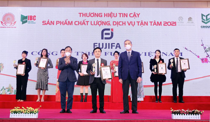 Fujifa - Top 10 “Thương hiệu tin cậy, sản phẩm chất lượng, dịch vụ tận tâm” năm 2021