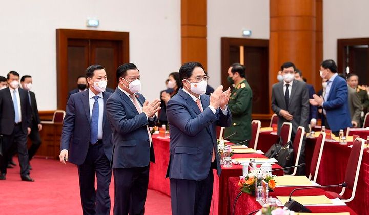 Thủ tướng Phạm Minh Chính dự Hội nghị tổng kết ngành Tài chính