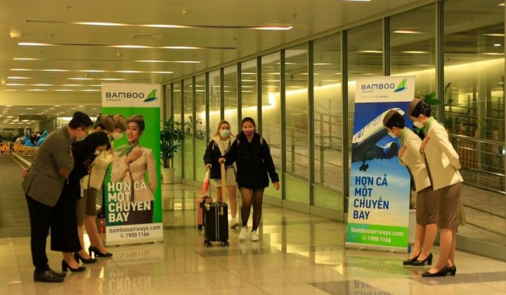 Niềm vui trên chuyến bay Đài Bắc - Hà Nội ngày đầu năm mới của Bamboo Airways