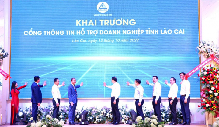 Lào Cai: Khai trương Cổng thông tin hỗ trợ doanh nghiệp