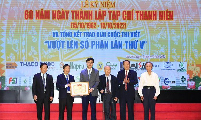 Tạp chí Thanh niên kỷ niệm 60 năm ngày thành lập và tổng kết trao giải cuộc thi viết "Vượt lên số phận lần thứ V"