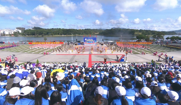 Lâm Đồng: Khai mạc Đại hội thể dục thể thao lần thứ 9