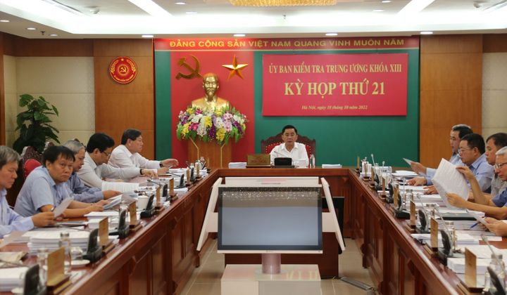 Thông cáo báo chí Kỳ họp thứ 21 của Ủy ban Kiểm tra Trung ương
