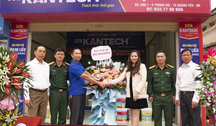 Hãng sơn Kantech: Khai trương Nhà phân phối Mạnh Liễu - Tx Quảng Yên