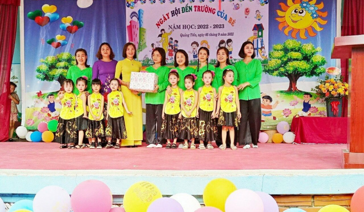 Trường Mầm non Quảng Tiến: Nơi phụ huynh học sinh gửi trọn niềm tin