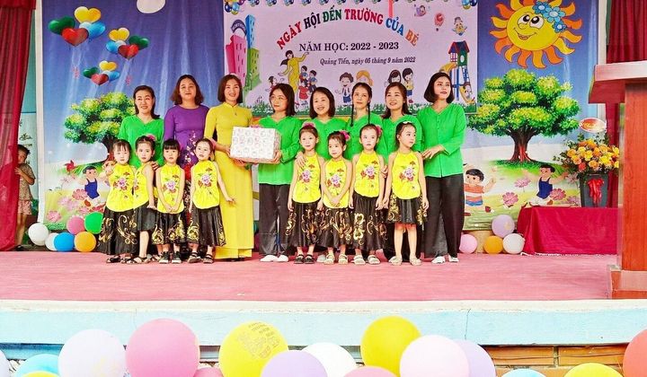 Trường Mầm non Quảng Tiến: Nơi phụ huynh học sinh gửi trọn niềm tin
