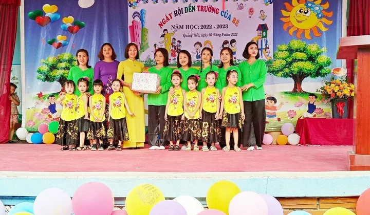 Trường Mầm non Quảng Tiến: Nơi phụ huynh học sinh gửi trọn niềm tin