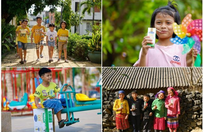 Vinamilk hỗ trợ hàng trăm ngàn sản phẩm cho học sinh và người dân 3 tỉnh miền trung bị thiên tai