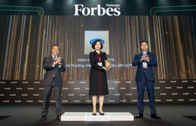 Vinamilk - Thương hiệu ‘Tỷ USD’ duy nhất trong Top 25 thương hiệu F&B dẫn đầu của Forbes Việt Nam