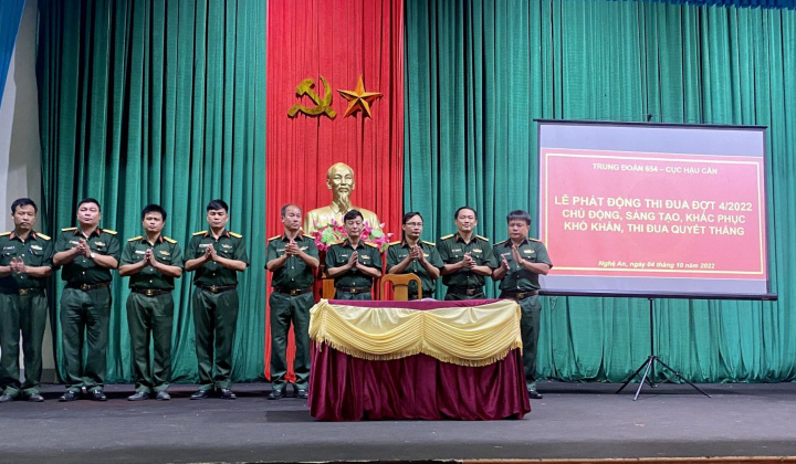 Trung đoàn 654, Cục Hậu cần QK 4: Chủ động, sáng tạo, khắc phục khó khăn, thi đua quyết thắng