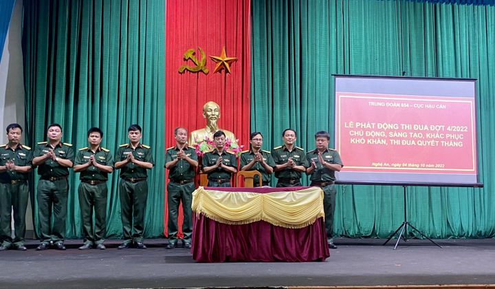Trung đoàn 654, Cục Hậu cần QK 4: Chủ động, sáng tạo, khắc phục khó khăn, thi đua quyết thắng