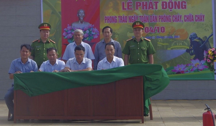 Huyện Đắk Song (Đắk Nông) Hưởng ứng "Ngày toàn dân phòng cháy chữa cháy"