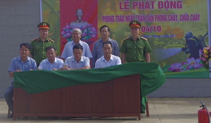 Huyện Đắk Song (Đắk Nông) Hưởng ứng "Ngày toàn dân phòng cháy chữa cháy"