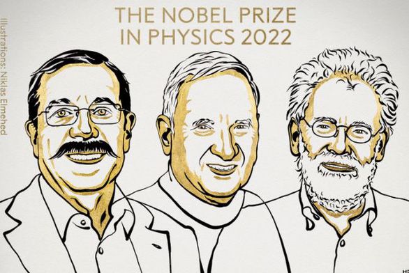 Nobel Vật lý 2022 tôn vinh các nghiên cứu về lĩnh vực lượng tử