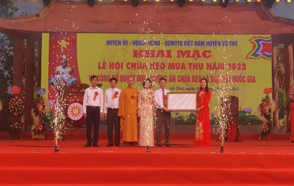 Thái Bình: Khai mạc lễ hội chùa Keo mùa Thu năm 2022