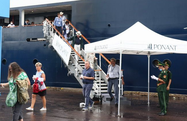 Bình Định: Đón du khách đi tàu biển đầu tiên đến Quy Nhơn sau 2 năm xảy ra dịch Covid-19