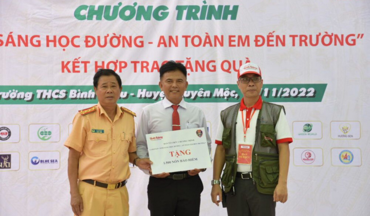 Caravan Ánh sáng học đường: “An toàn em đến trường” tại trường THCS Bình Châu