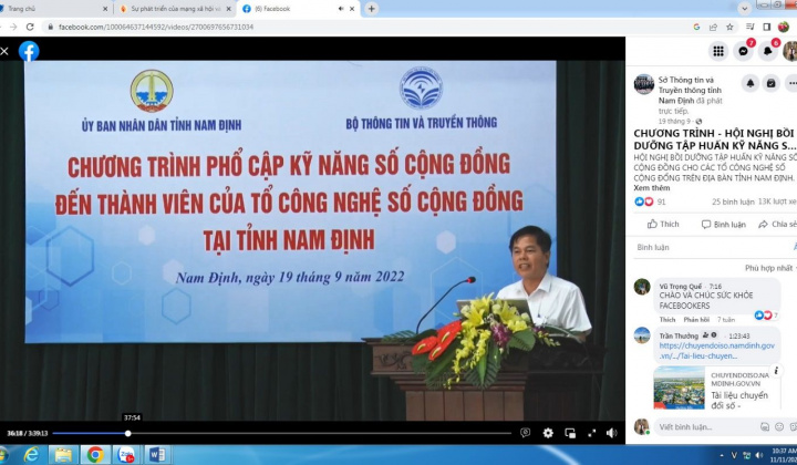 Sử dụng lợi thế mạng xã hội trong tuyên truyền chủ trương, chính sách trên địa bàn tỉnh Nam Định