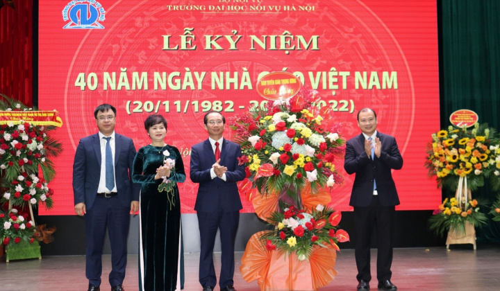 Đại học Nội vụ Hà Nội long trọng kỷ niệm 40 năm Ngày Nhà giáo Việt Nam