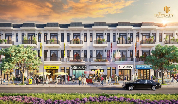 Tiềm năng đầu tư tại shophouse The Diamond City phiên bản "giới hạn"